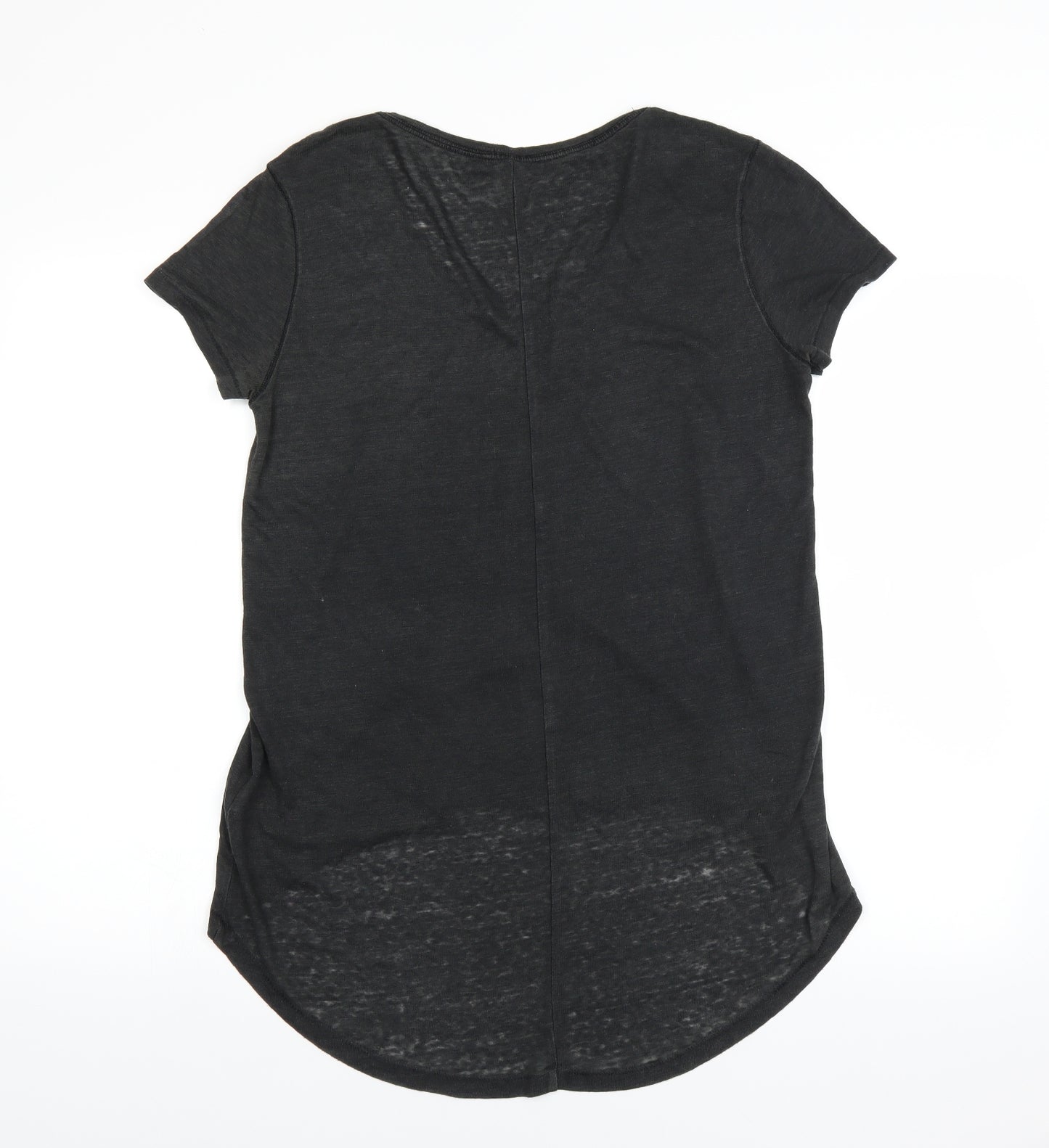 Divided by H&M Womens Grey   Basic T-Shirt Size S  - lower back hem