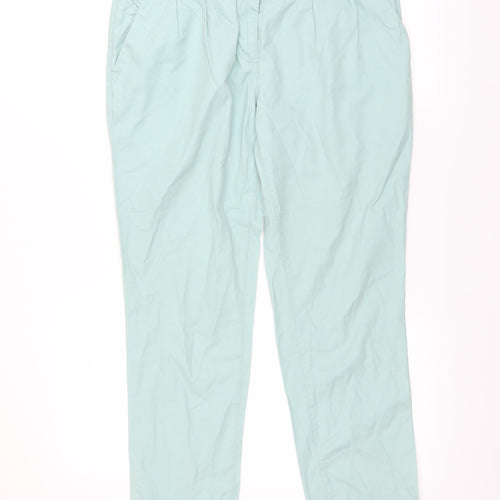 NEXT Womens Green   Chino Trousers Size 12 L27 in