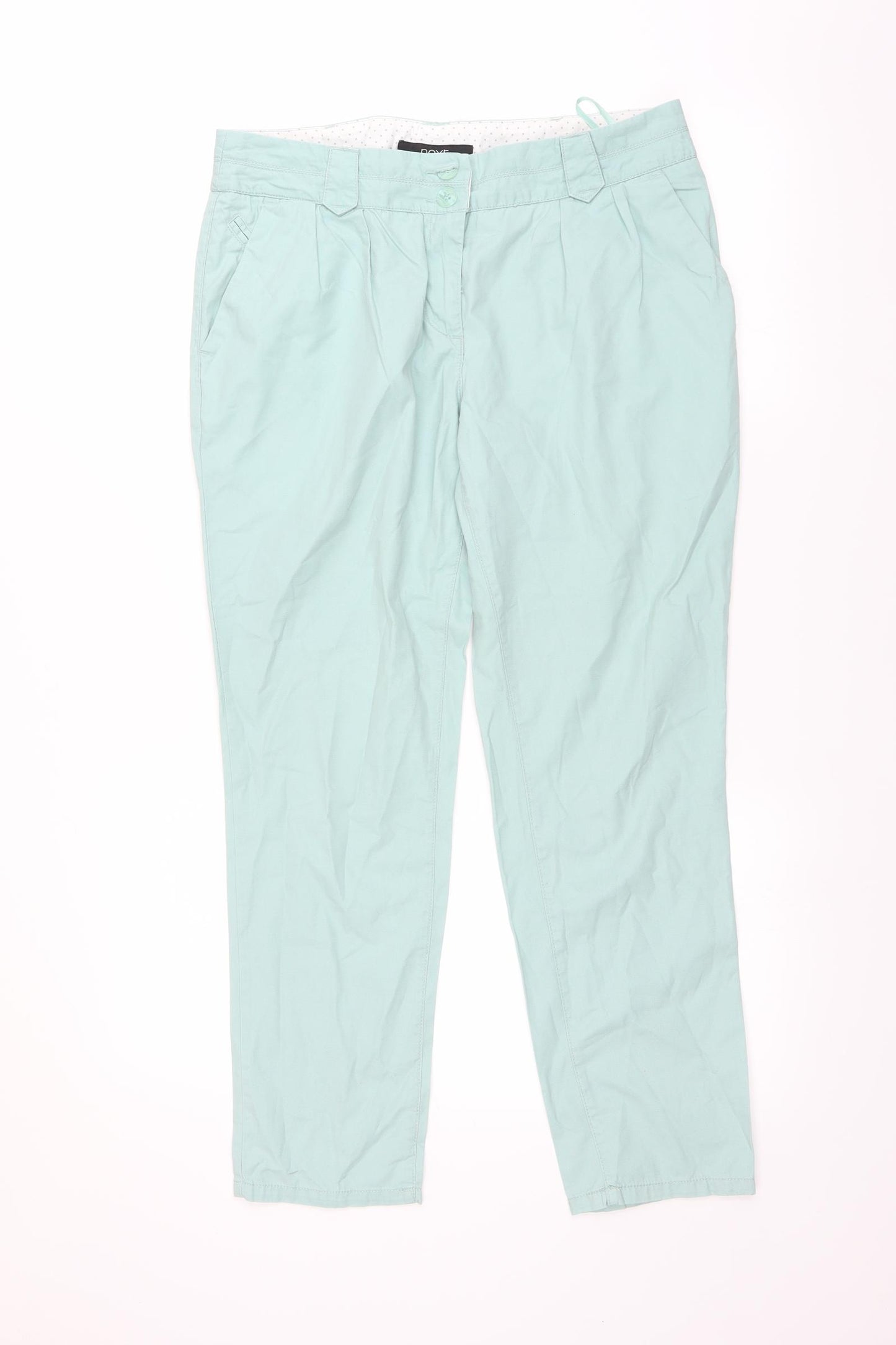 NEXT Womens Green   Chino Trousers Size 12 L27 in