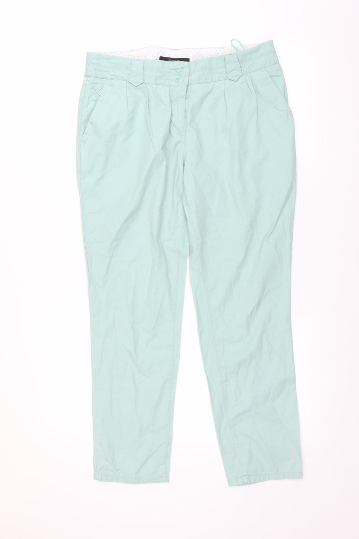 NEXT Womens Green   Chino Trousers Size 12 L27 in