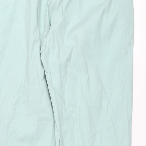 NEXT Womens Green   Chino Trousers Size 12 L27 in