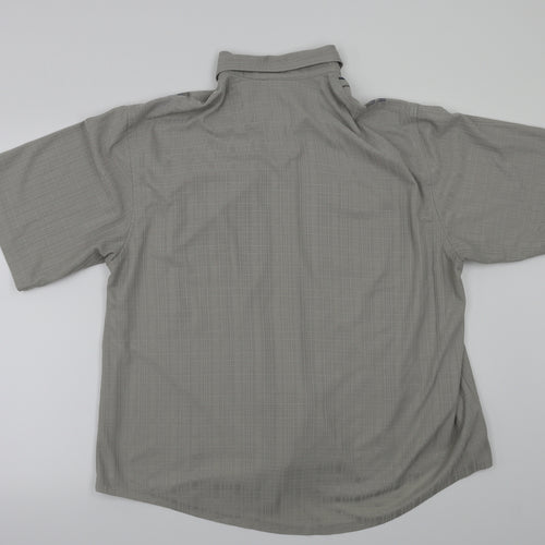 Mundo Mix Mens Grey Houndstooth   T-Shirt Size XL