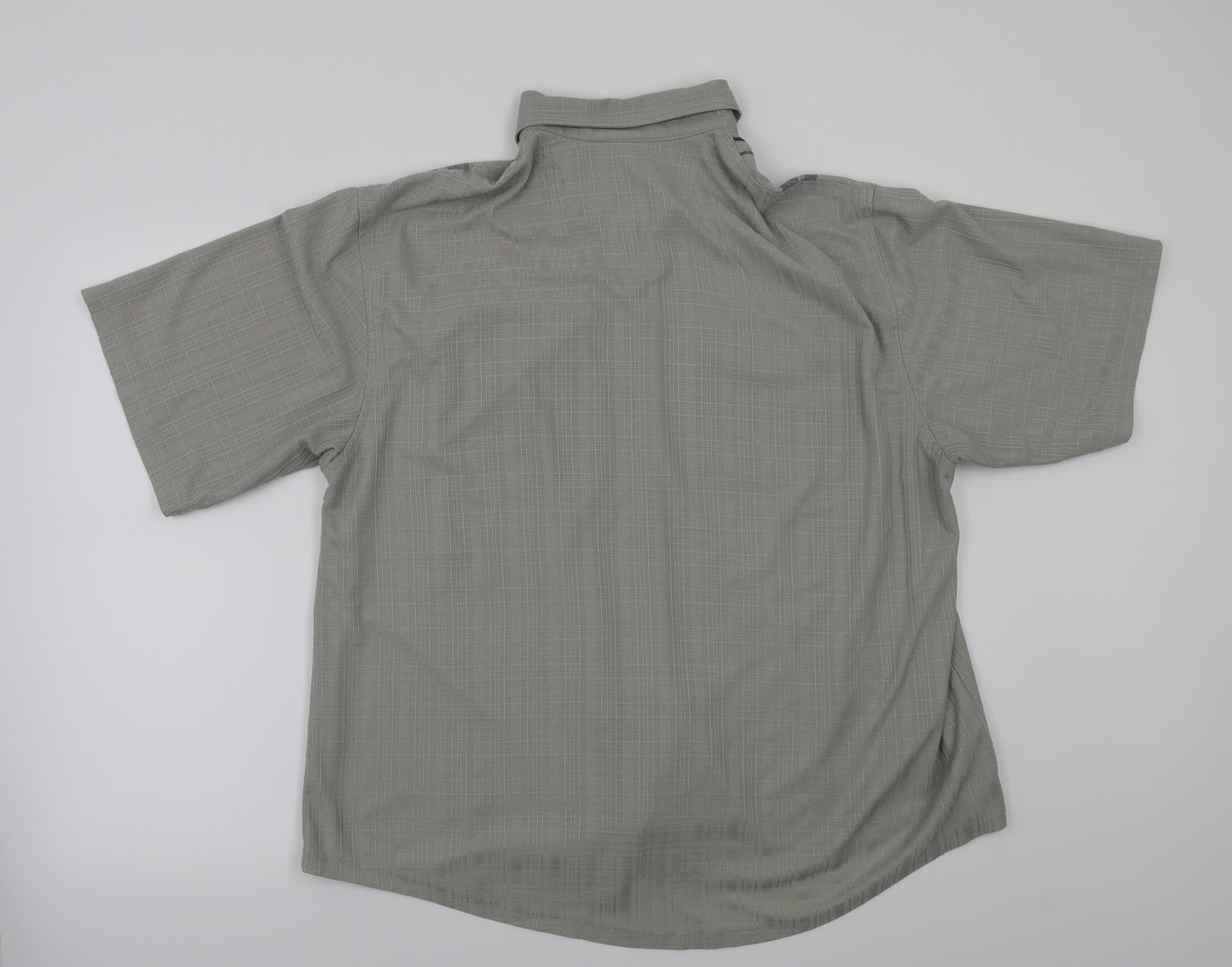 Mundo Mix Mens Grey Houndstooth   T-Shirt Size XL