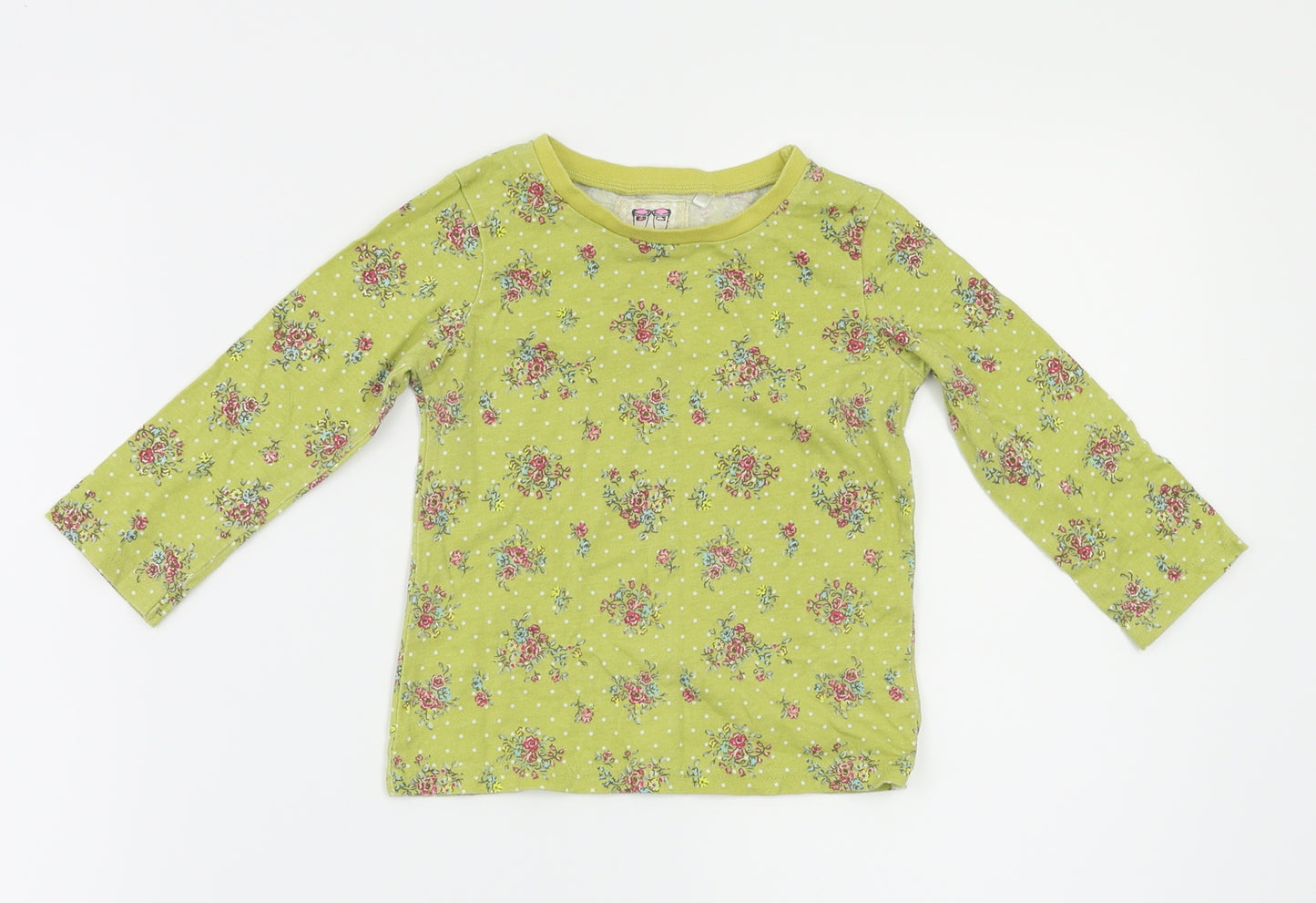 NEXT Girls Green Floral  Basic Casual Size 9-12 Months
