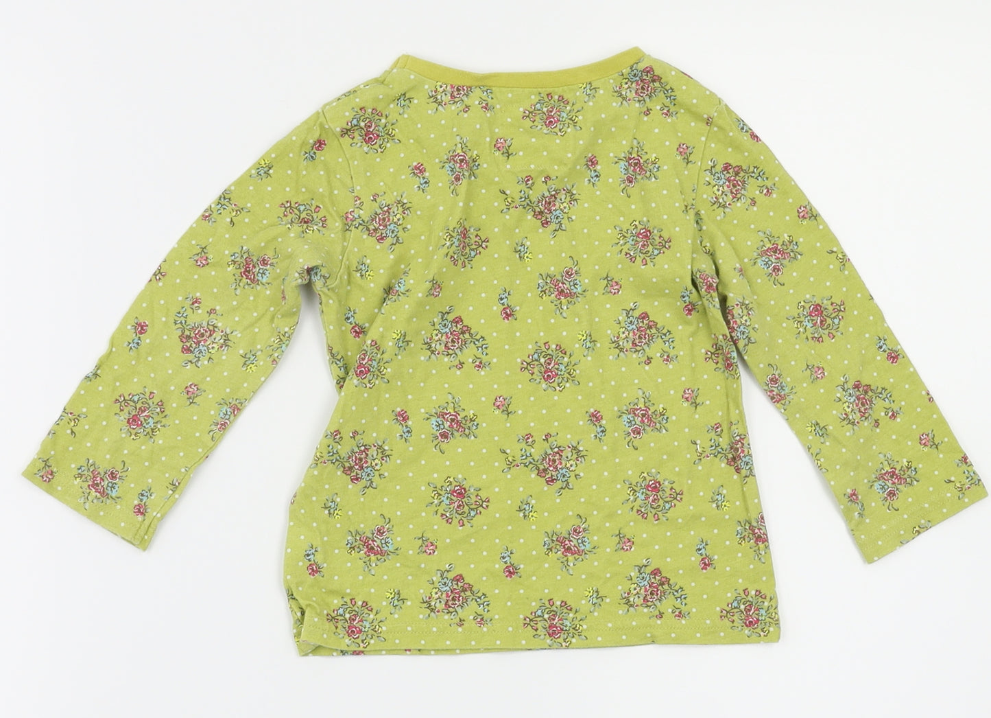 NEXT Girls Green Floral  Basic Casual Size 9-12 Months