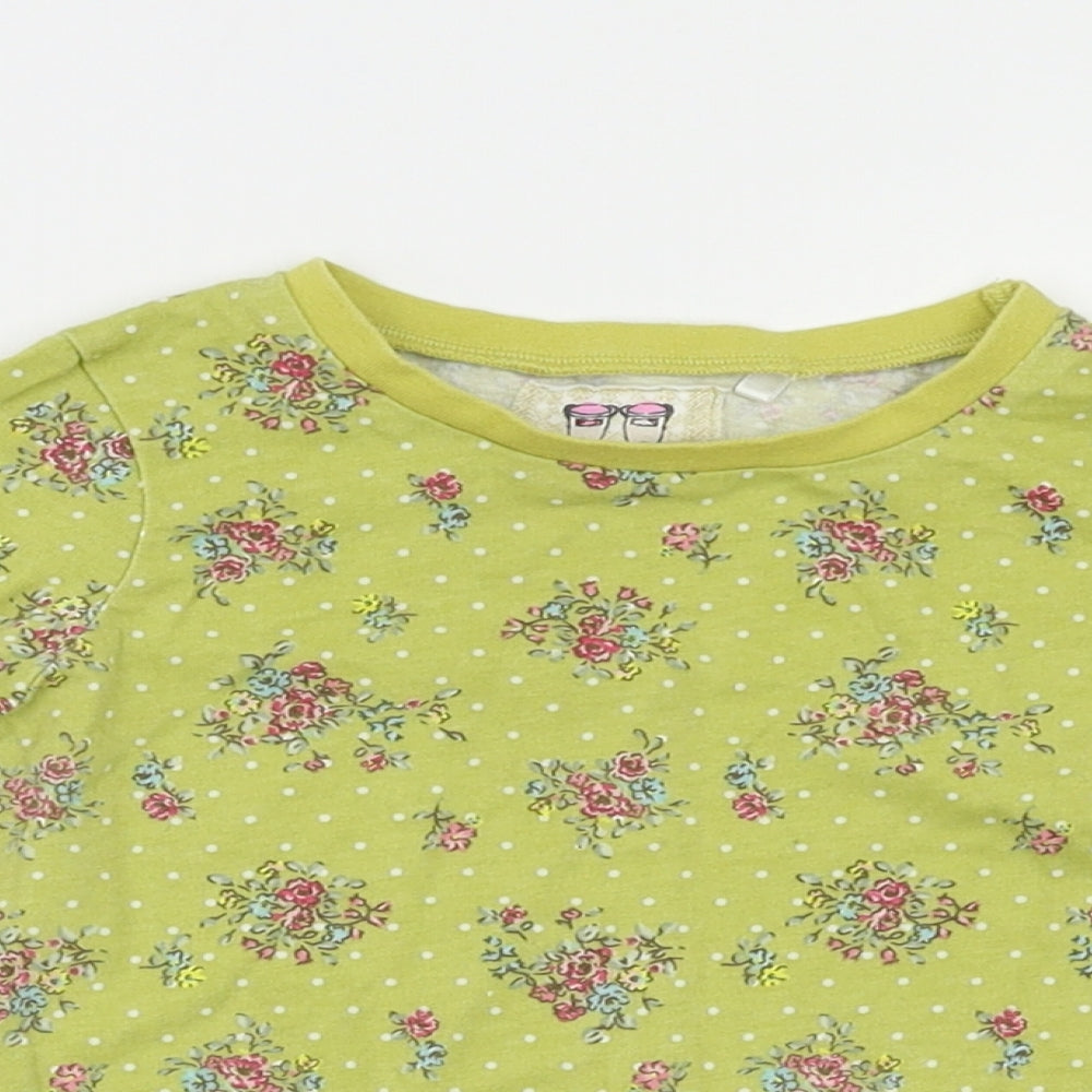 NEXT Girls Green Floral  Basic Casual Size 9-12 Months