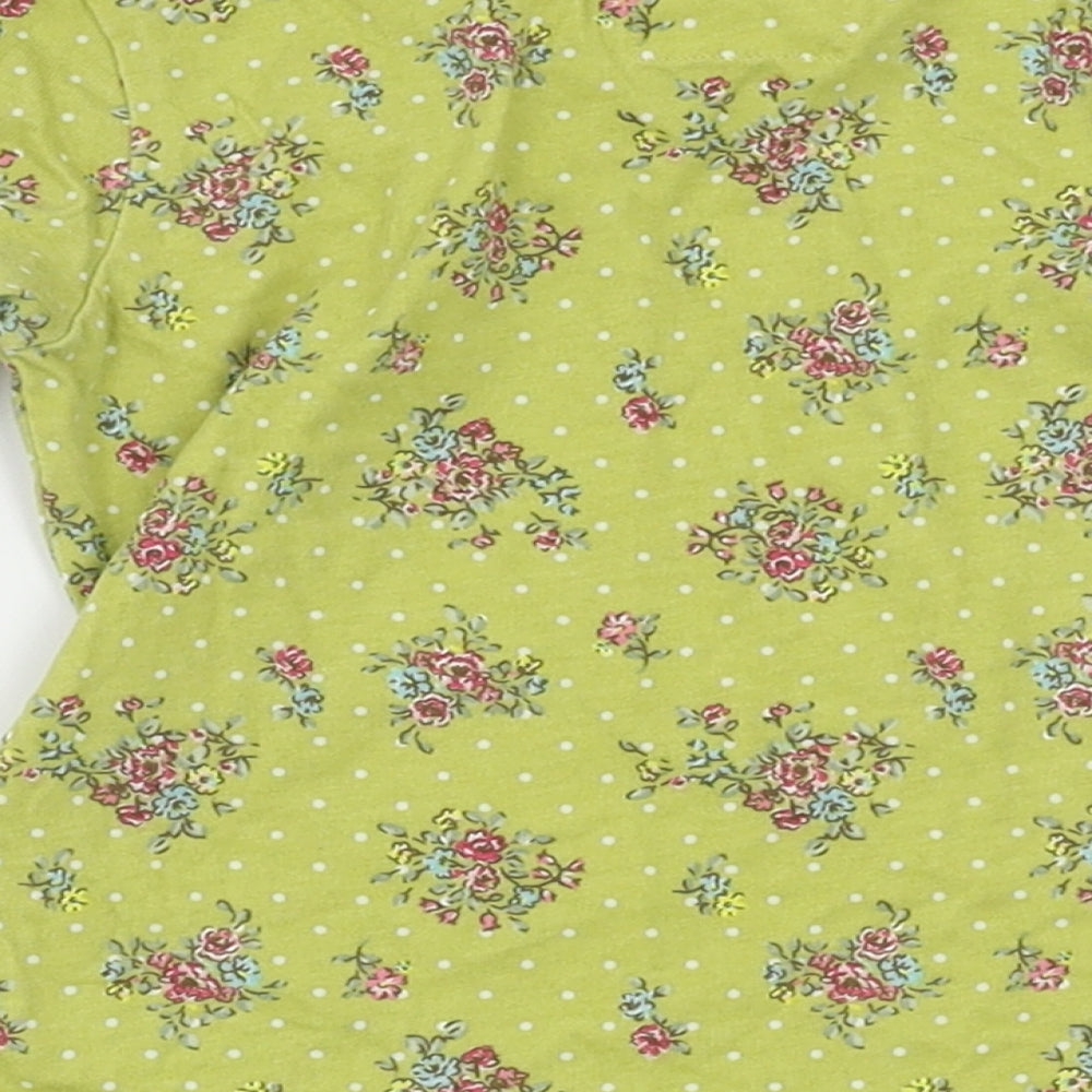 NEXT Girls Green Floral  Basic Casual Size 9-12 Months