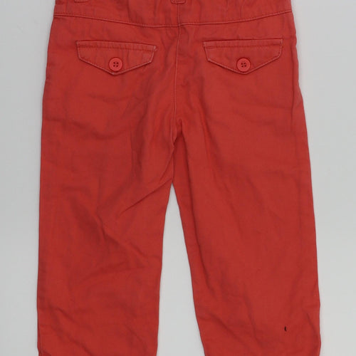 Preworn Girls Red   Skinny Jeans Size 2-3 Years