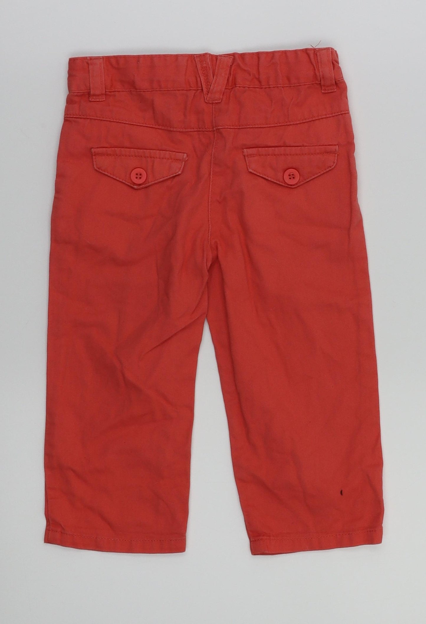 Preworn Girls Red   Skinny Jeans Size 2-3 Years