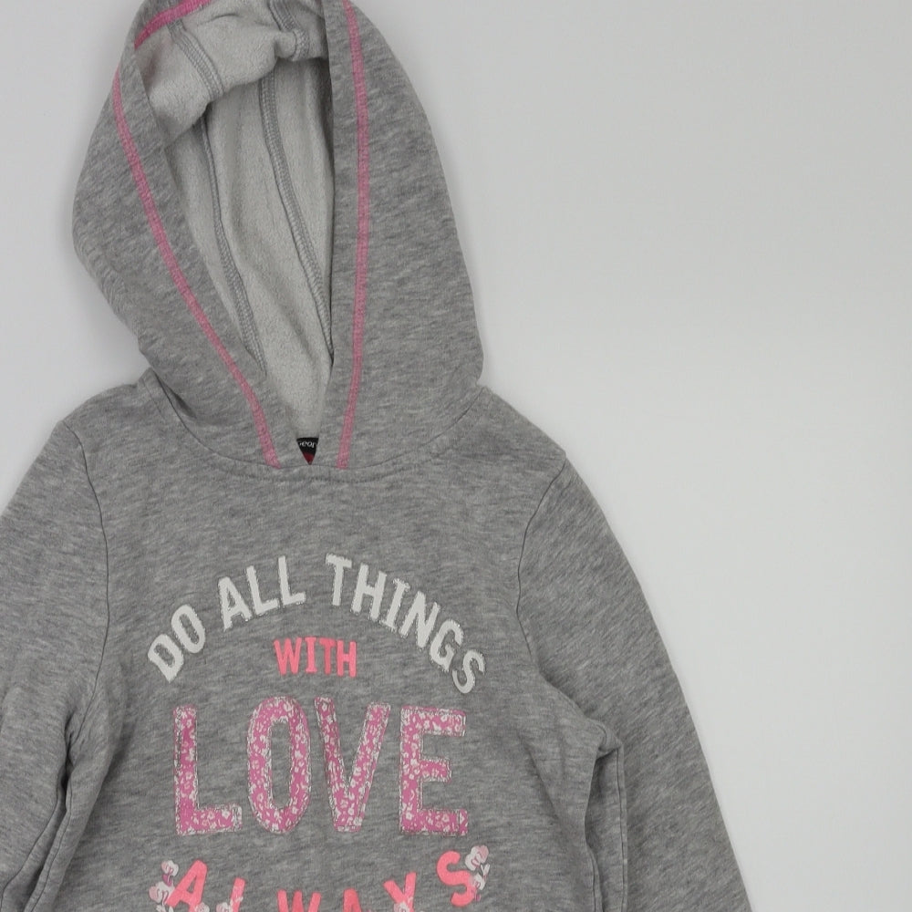 George Girls Grey   Pullover Jumper Size 9-10 Years