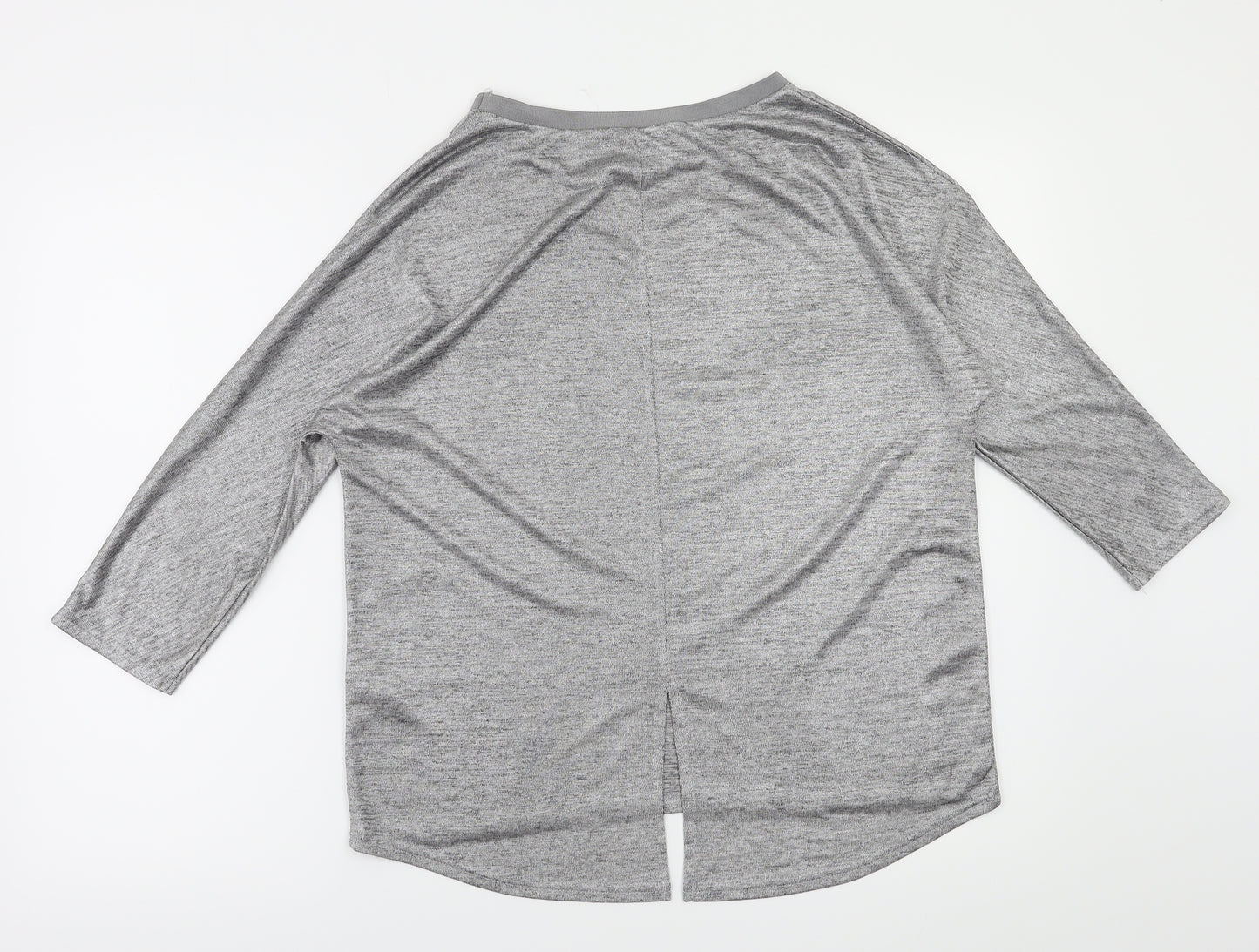 Oasis Womens Silver   Basic T-Shirt Size S