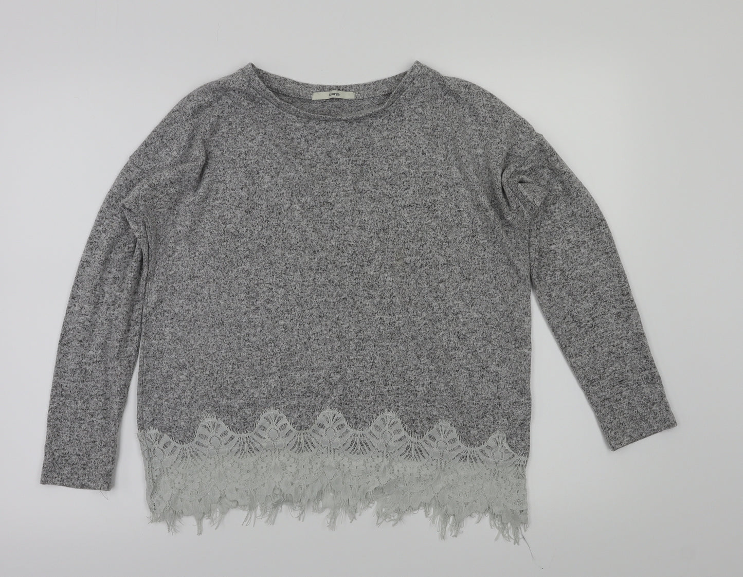 George Womens Grey   Basic T-Shirt Size 12