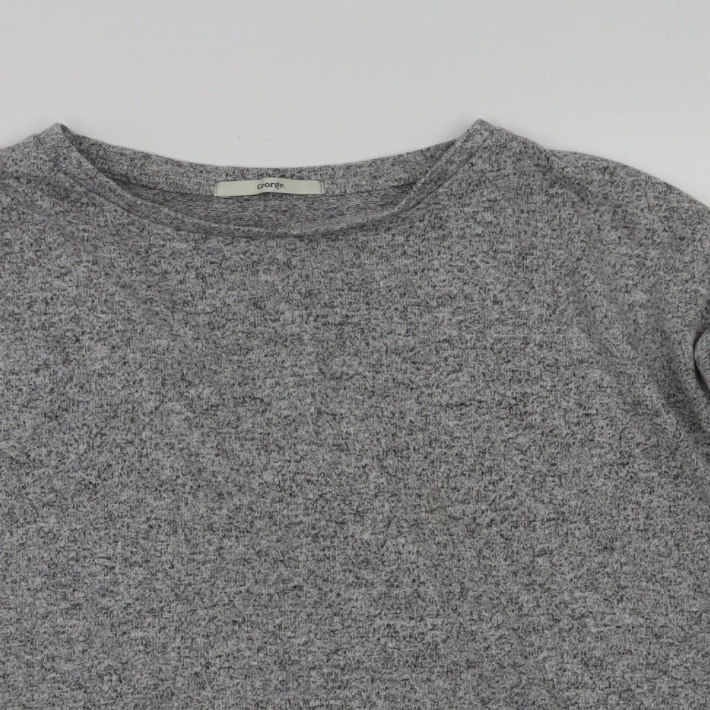 George Womens Grey   Basic T-Shirt Size 12