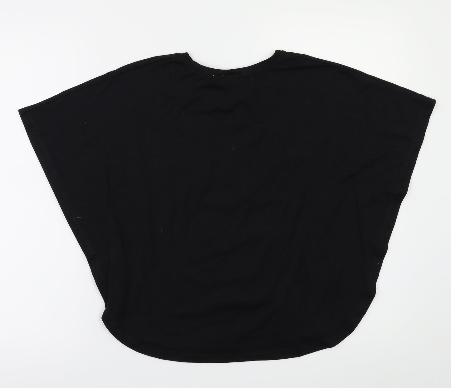 Tammy girl Girls Black Animal Print  Basic T-Shirt Size 11-12 Years