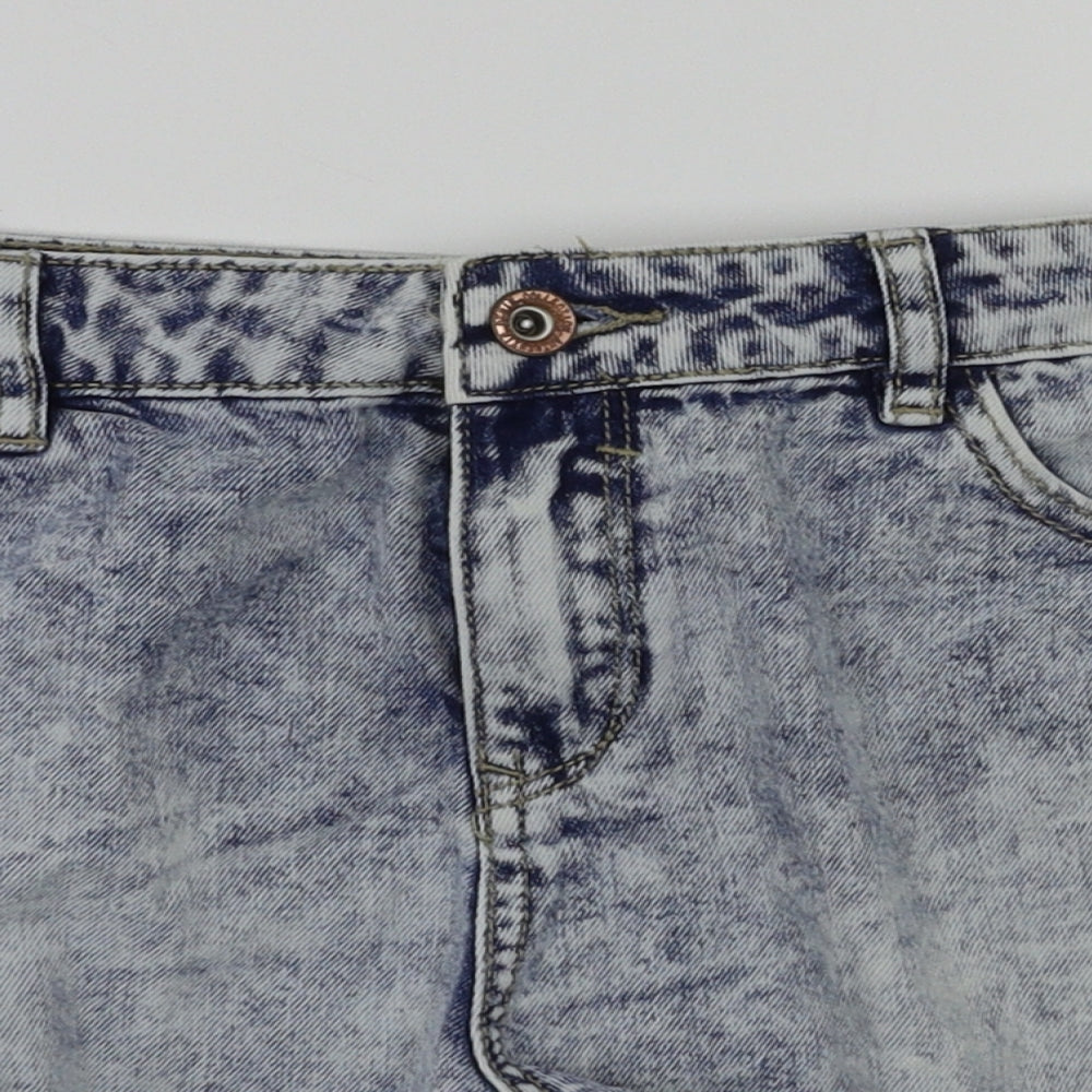 hot pants Womens Grey Floral  Hot Pants Shorts Size 14