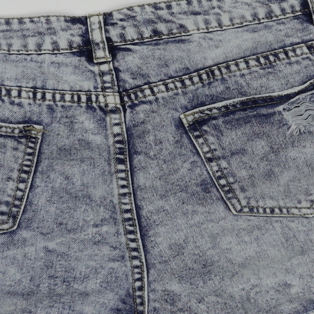 hot pants Womens Grey Floral  Hot Pants Shorts Size 14