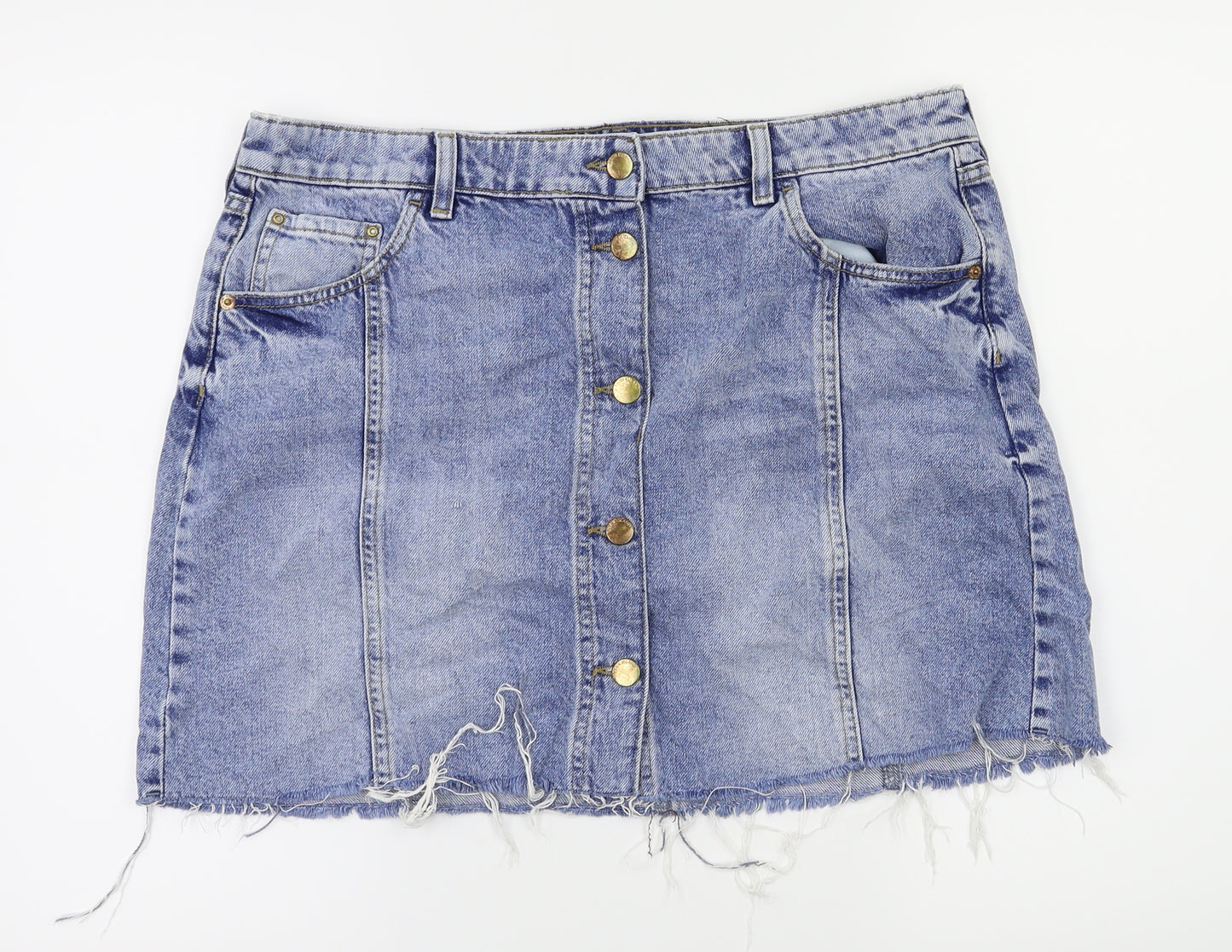 river island  Womens Blue   Flare Skirt Size 16