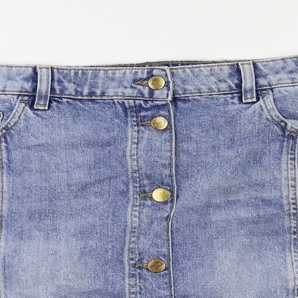 river island  Womens Blue   Flare Skirt Size 16