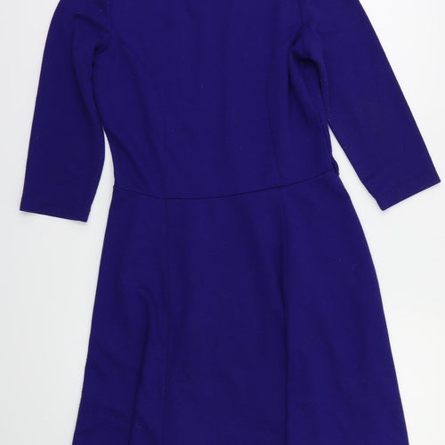 George Womens Blue   Fit & Flare