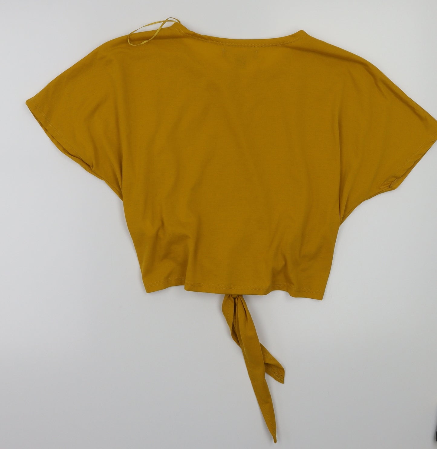 Primark Womens Yellow   Basic T-Shirt Size 4