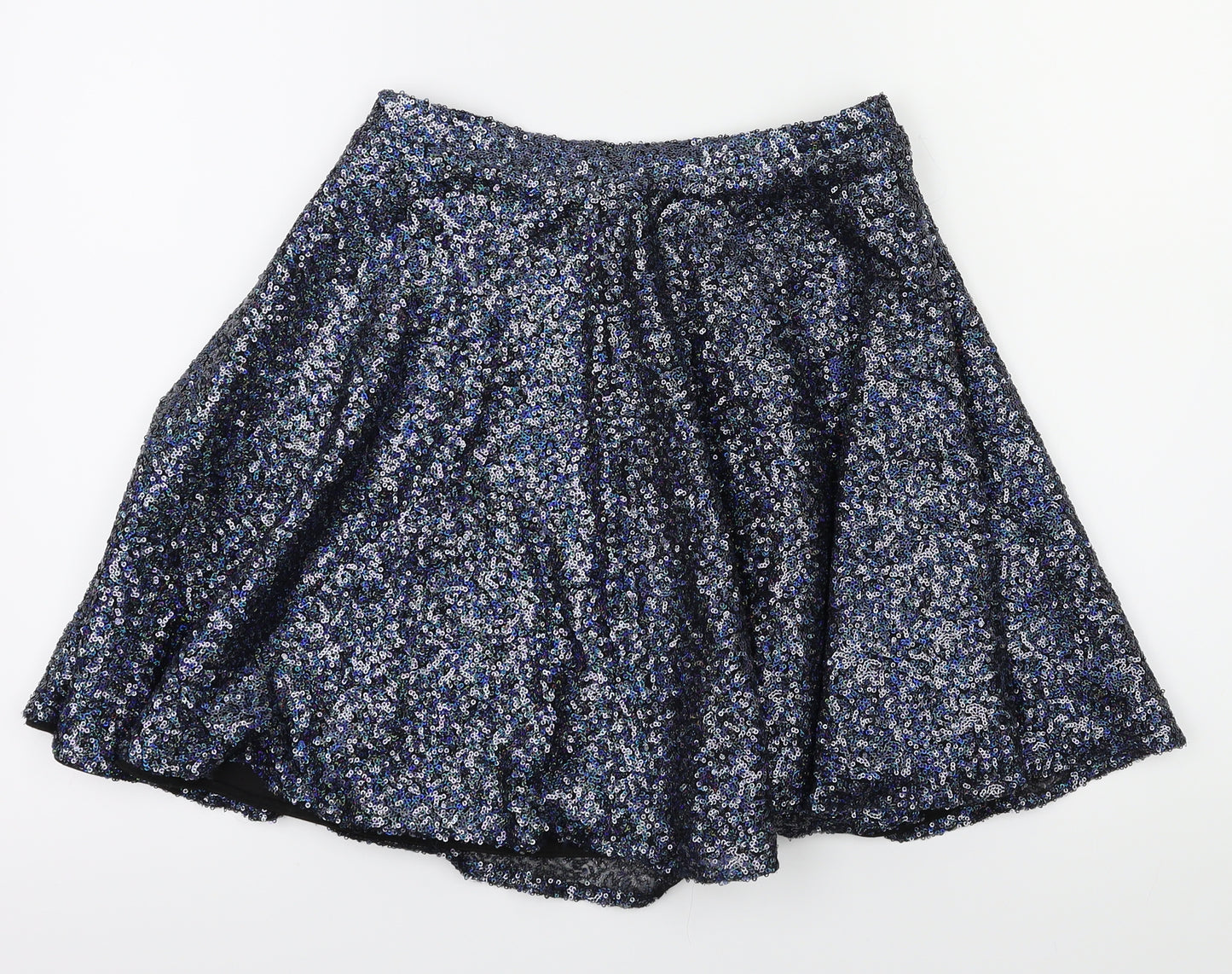 top shop  Womens Blue   Flare Skirt Size 10