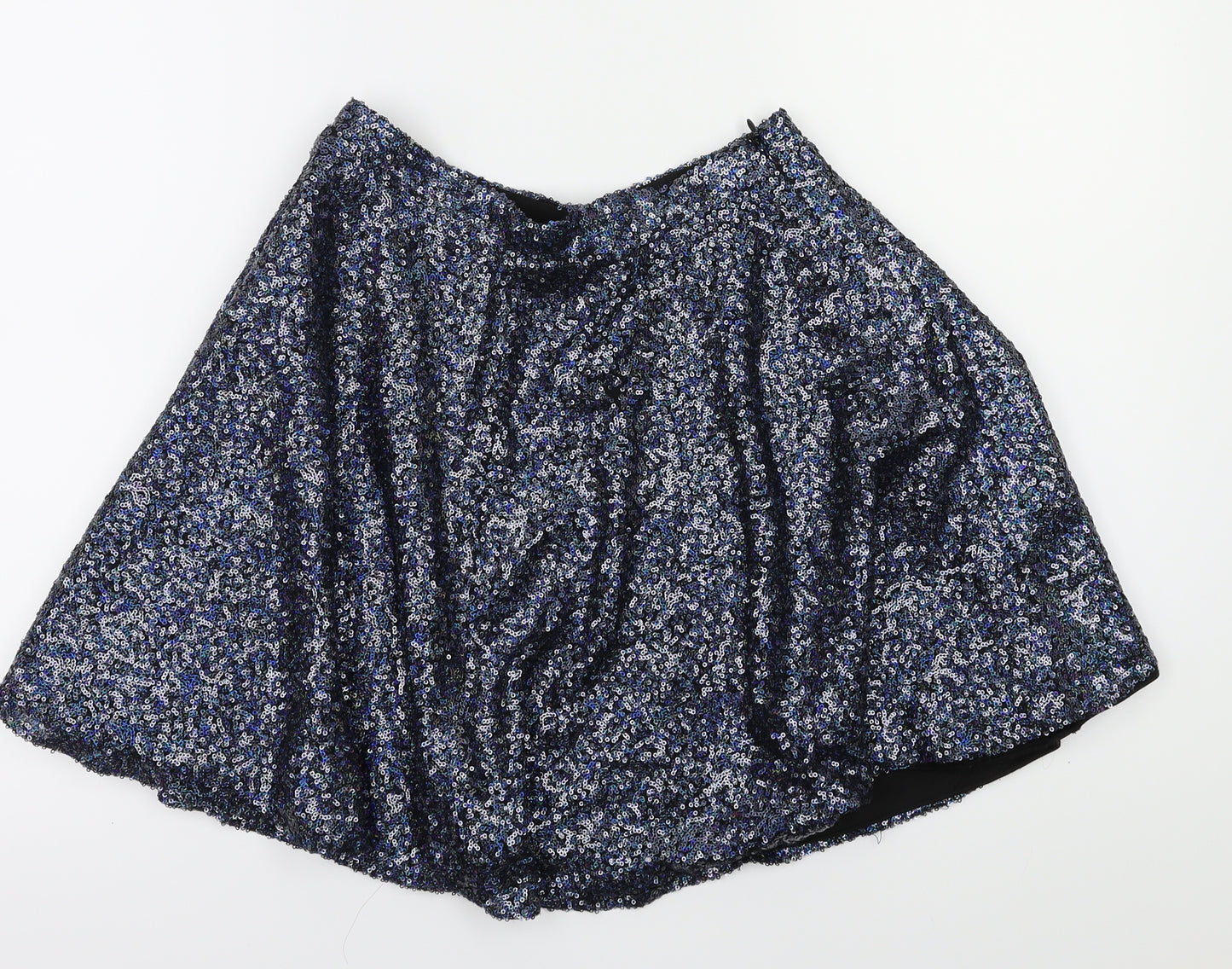 top shop  Womens Blue   Flare Skirt Size 10