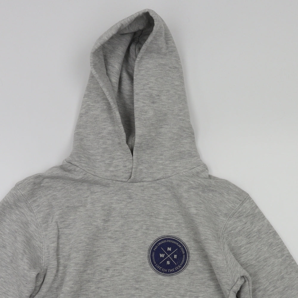 fruit the loom Boys Grey   Pullover Jumper Size 9 Years