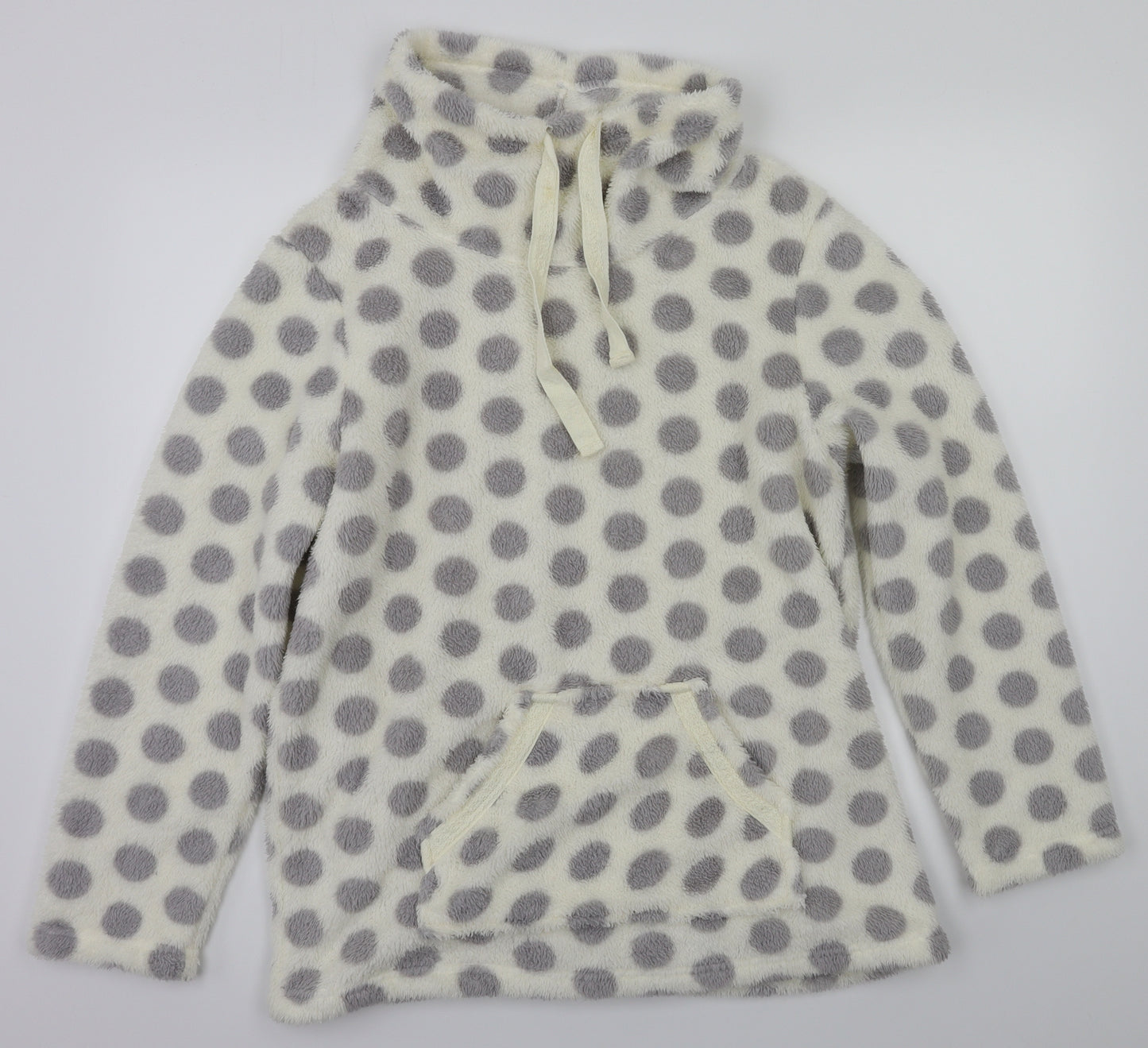 NEXT Womens Grey Polka Dot  Top Pyjama Top Size L