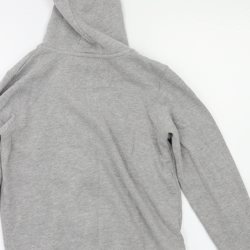 Brooklyn Boys Grey   Full Zip Hoodie Size 12-13 Years