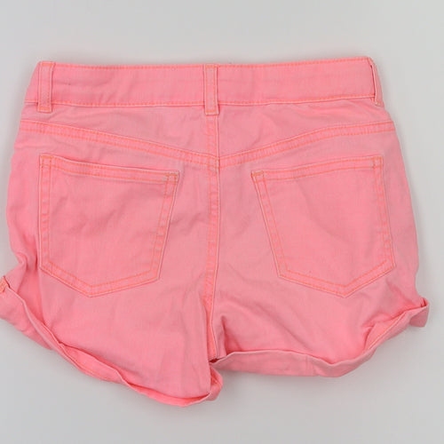 H&M Girls Pink   Hot Pants Shorts Size 10 Years