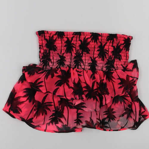 H&M Girls Pink Flecked  Flare Skirt Size 9 Years