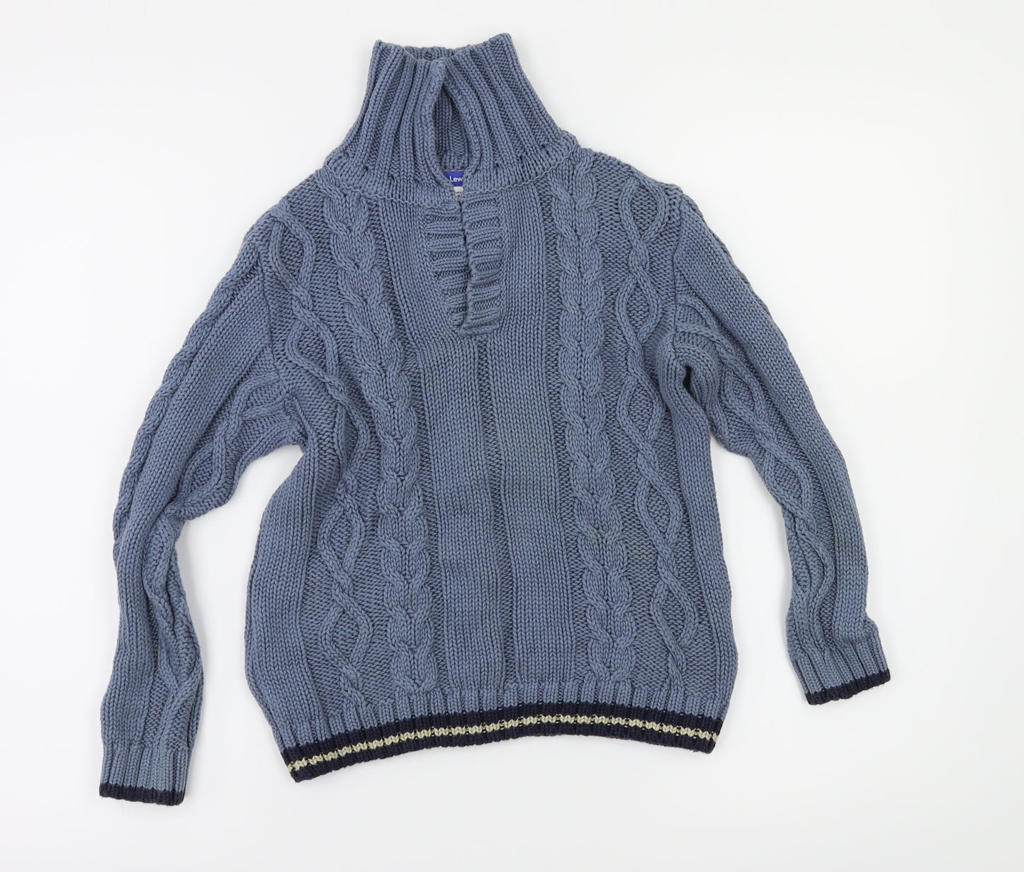 John Lewis Boys Blue   Pullover Jumper Size 5-6 Years