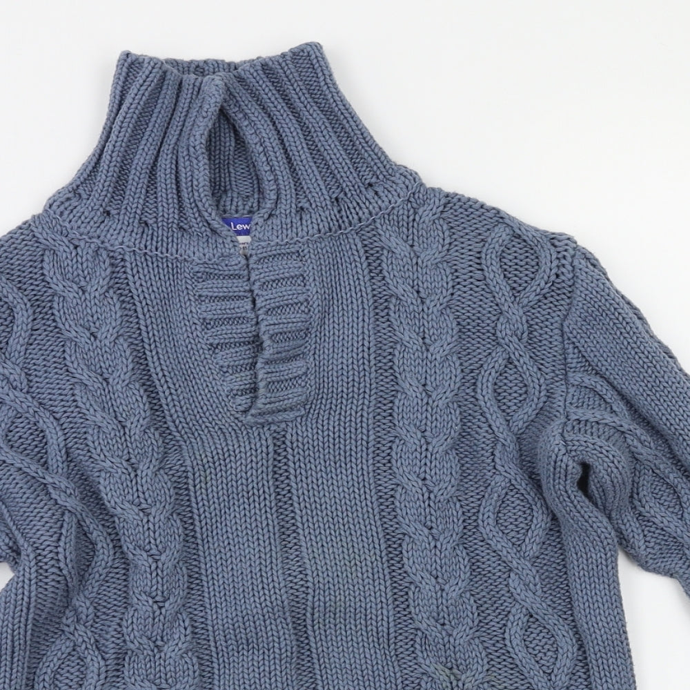 John Lewis Boys Blue   Pullover Jumper Size 5-6 Years
