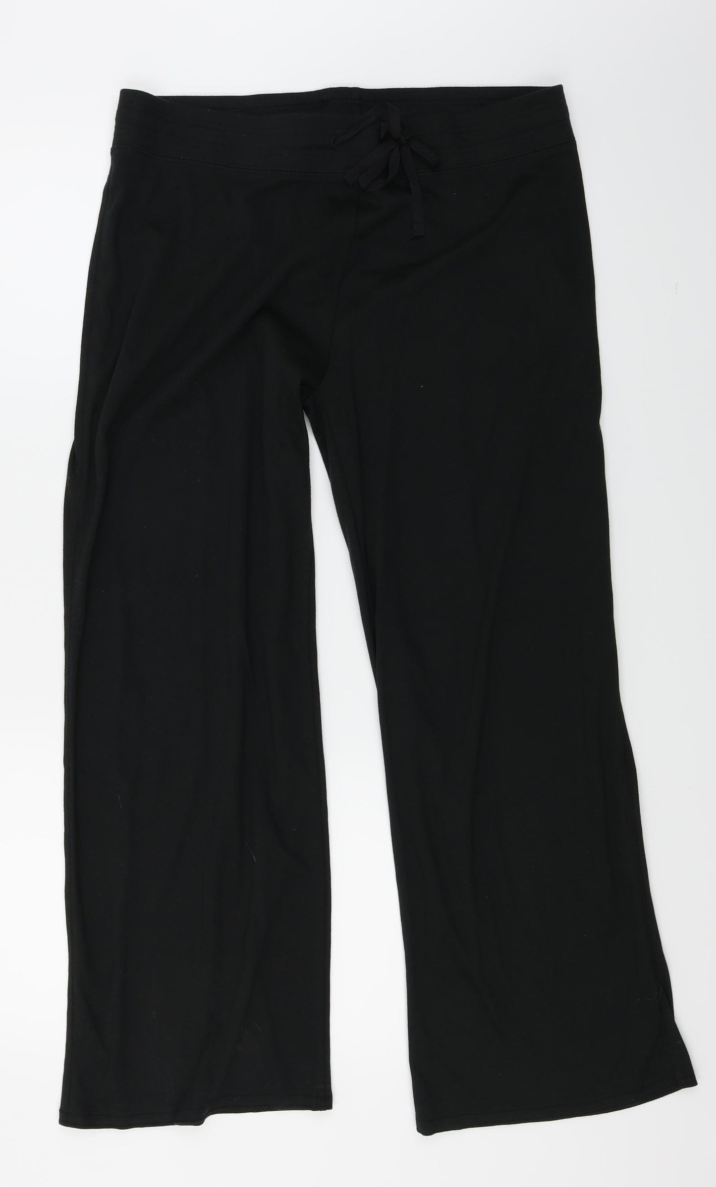 Denim Co Womens Black   Jogger Trousers Size 18 L27 in