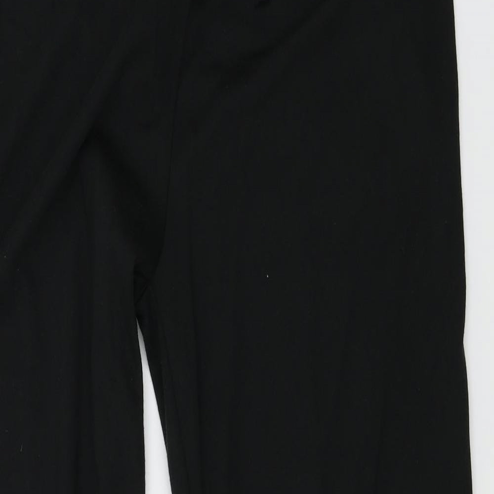 Denim Co Womens Black   Jogger Trousers Size 18 L27 in