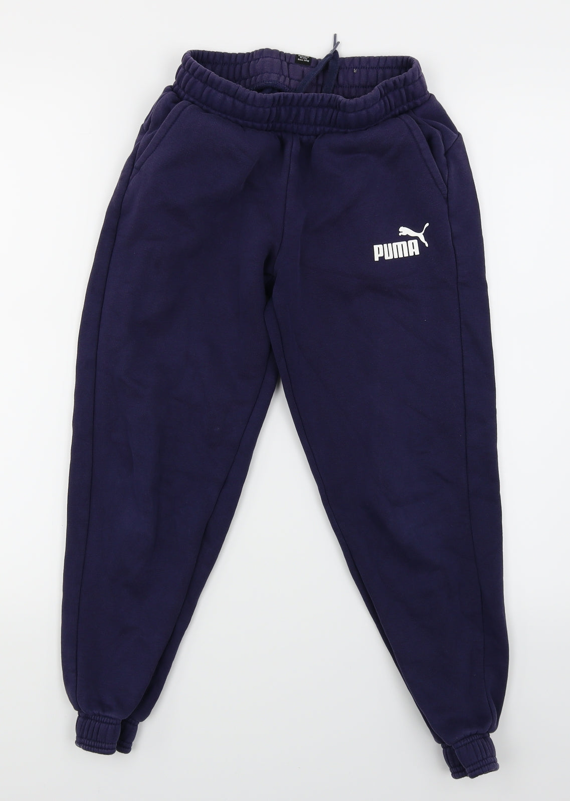 PUMA Boys Blue   Jogger Trousers Size 11 Years