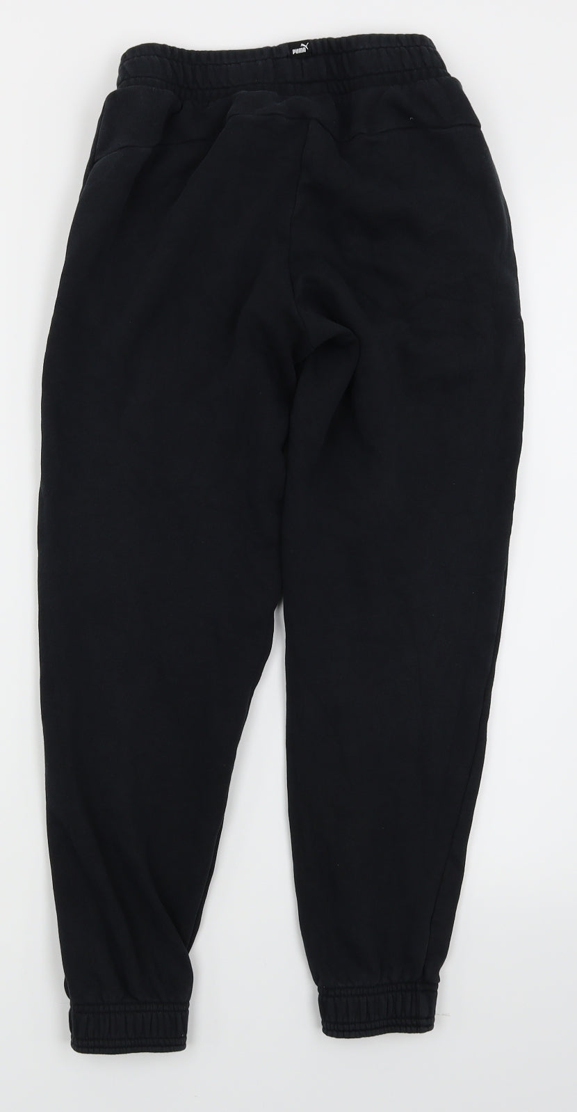 PUMA Boys Black   Jogger Trousers Size 11-12 Years - Cuffed leg