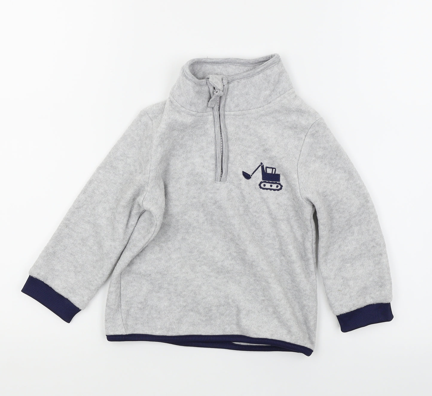 George Boys Grey   Pullover Jumper Size 18-24 Months  - Digger