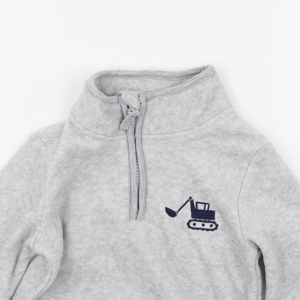 George Boys Grey   Pullover Jumper Size 18-24 Months  - Digger