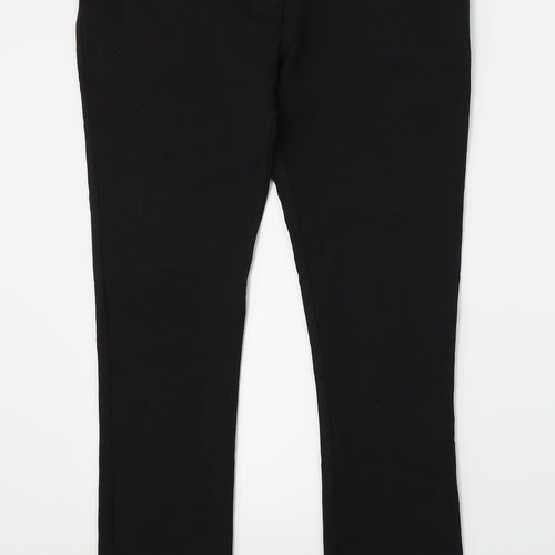 Eager Womens Black   Dress Pants Trousers Size 8 L26 in