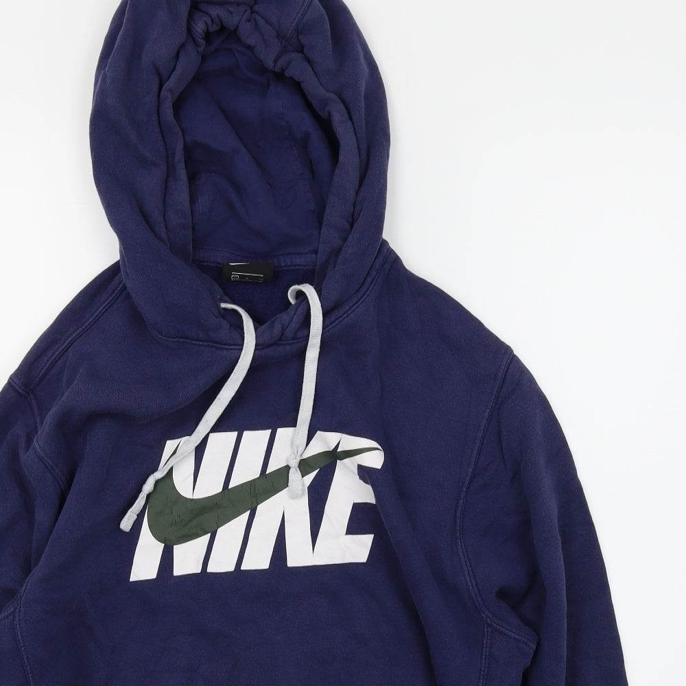 Nike Womens Blue   Pullover Hoodie Size S