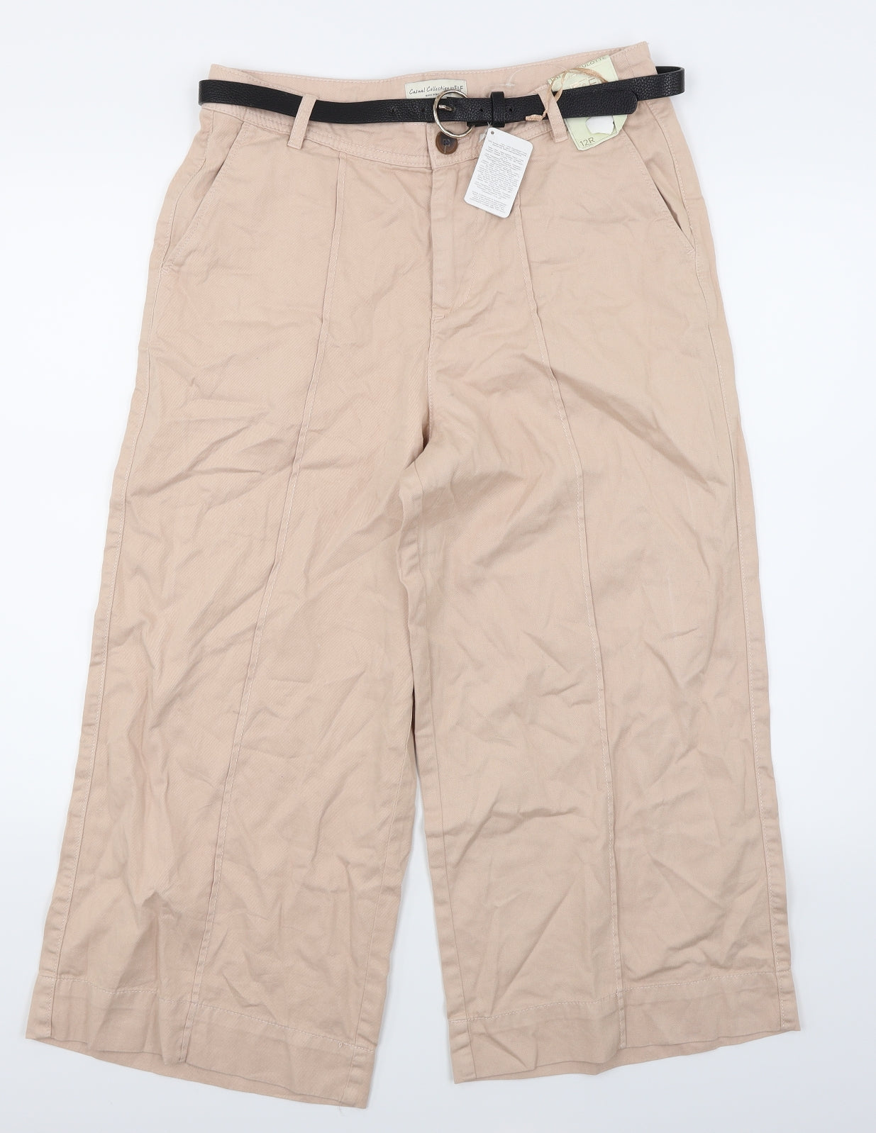 F&F Womens Pink   Capri Trousers Size 12 L23 in