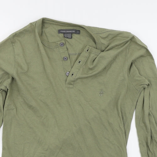 French Connection Mens Green    T-Shirt Size S