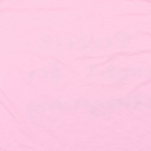 Adore Womens Pink Geometric  Top Pyjama Top Size S