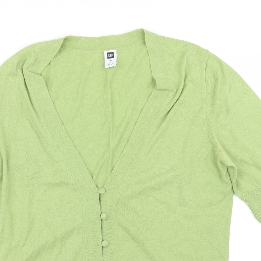 Gap Womens Green  Knit Cardigan Jumper Size XL