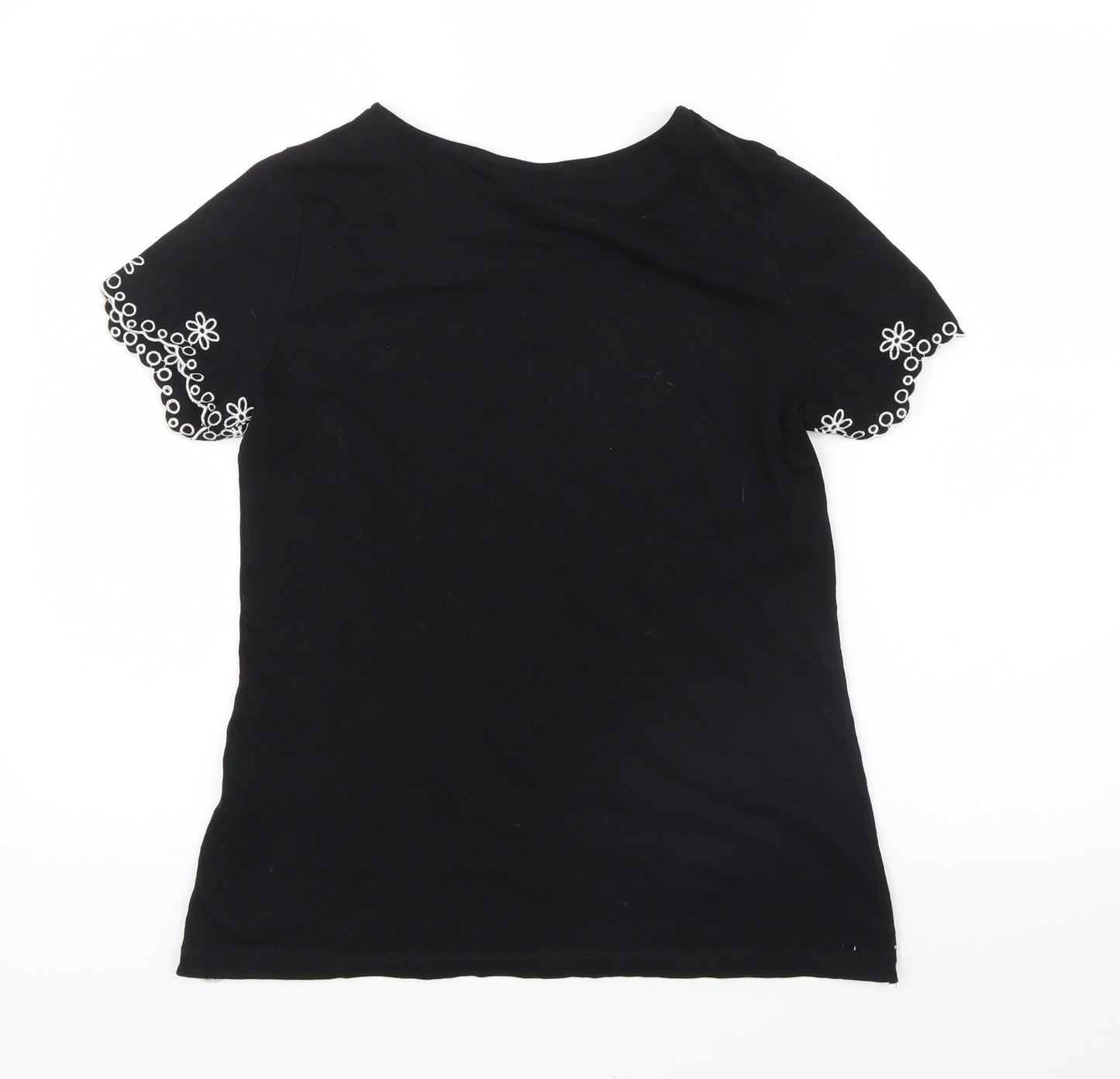 Dorothy Perkins Womens Black   Basic T-Shirt Size 6