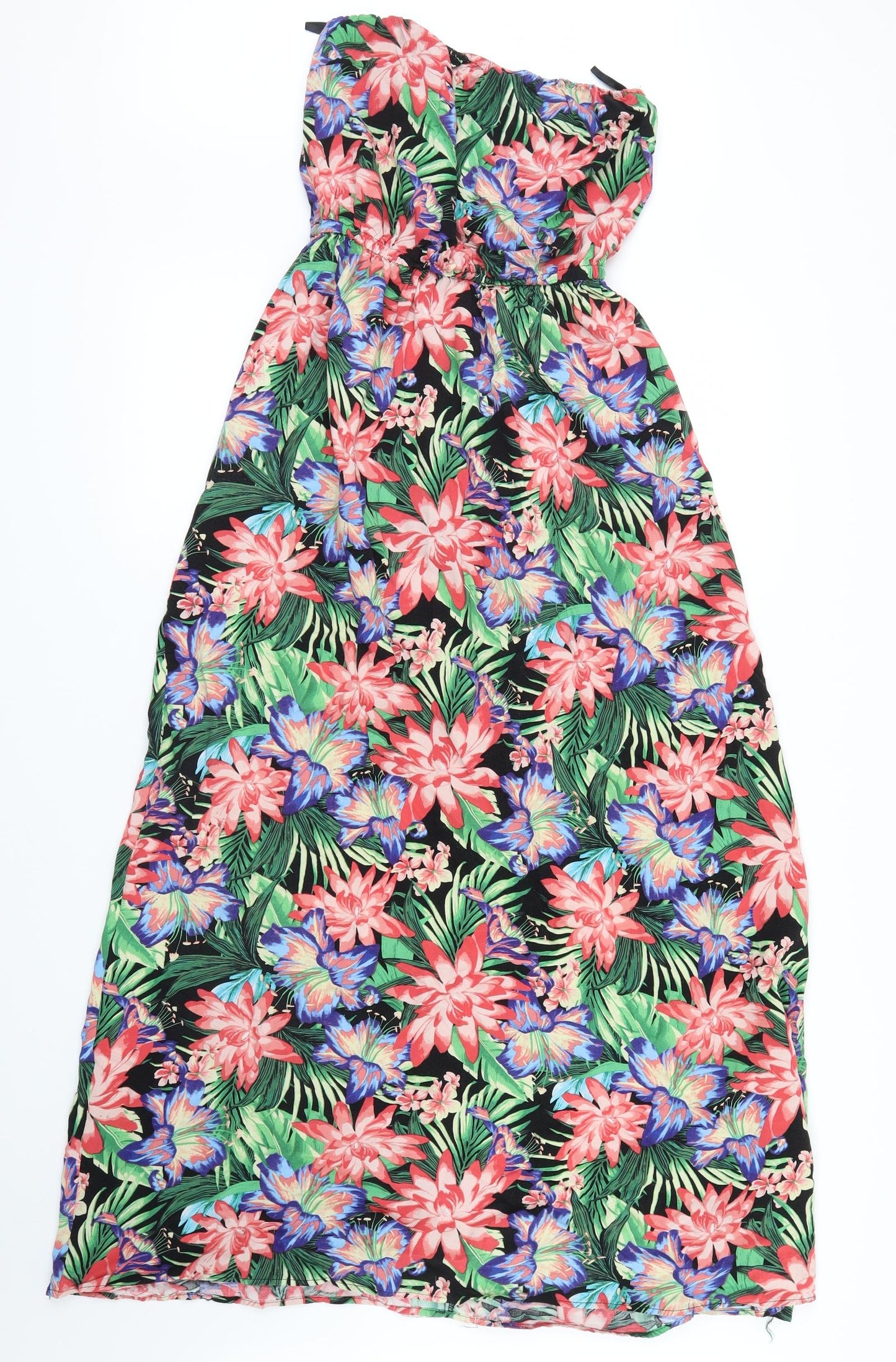 Preworn Womens Pink Floral  Maxi  Size 10