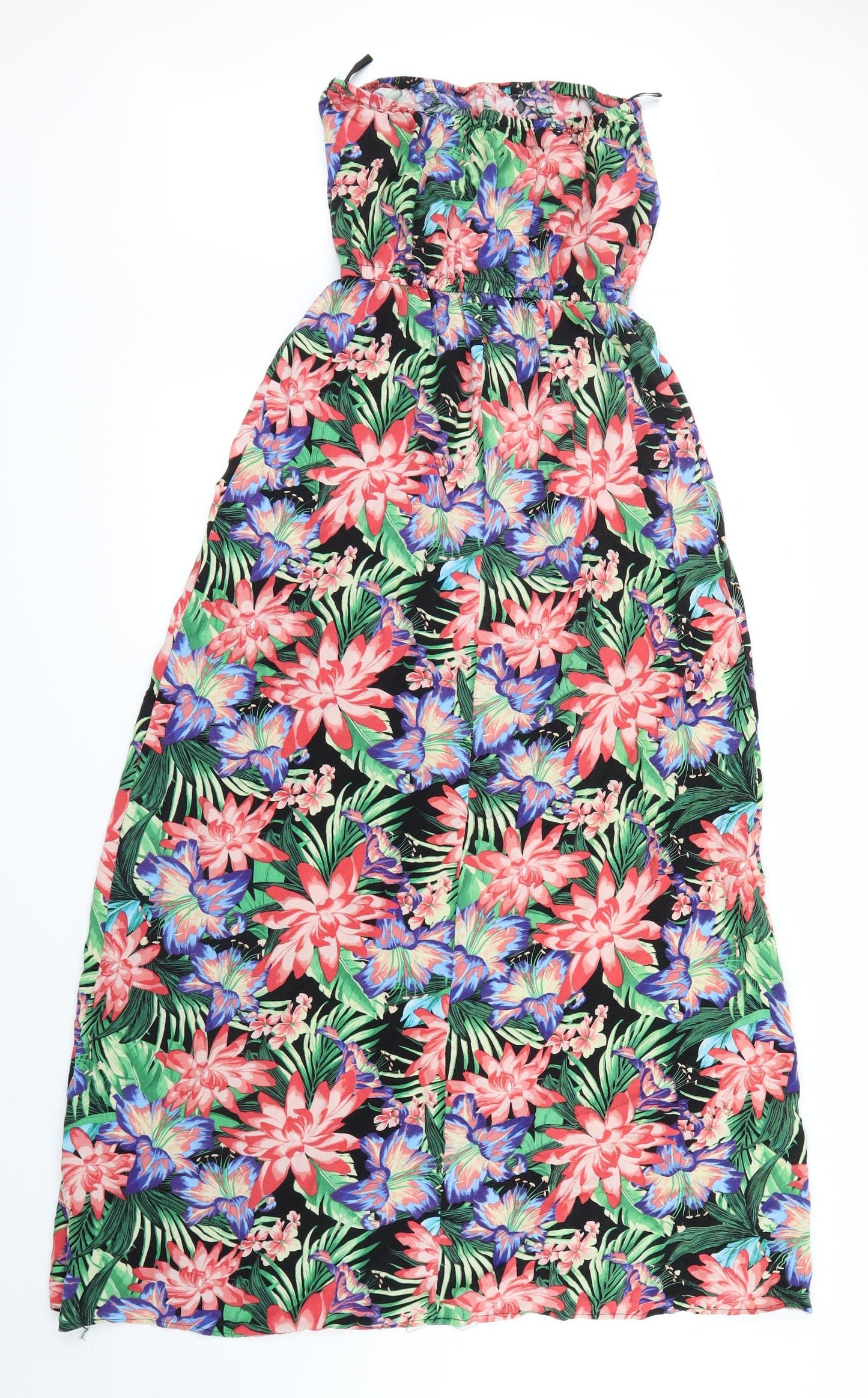 Preworn Womens Pink Floral  Maxi  Size 10