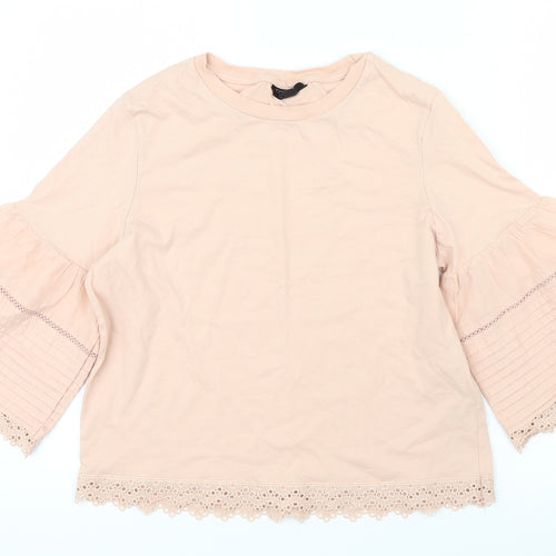 Topshop Womens Pink   Basic Blouse Size 8