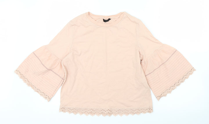 Topshop Womens Pink   Basic Blouse Size 8